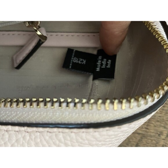 Kate Spade New York Pebbled Leather Mini Backpack Blush Pink Gold Tone Zipper